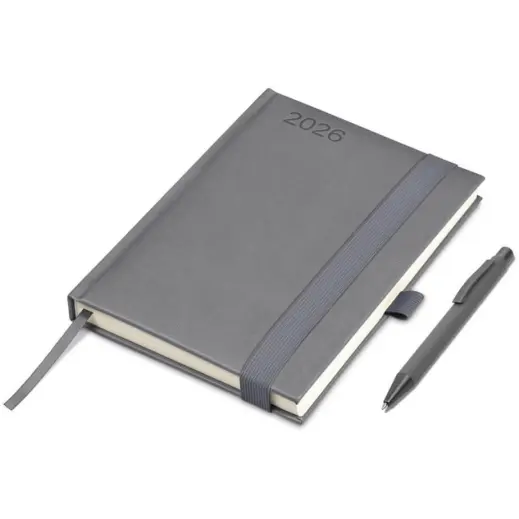 Altitude Advantage A5 2026 Diary & Omega Pen Set Grey